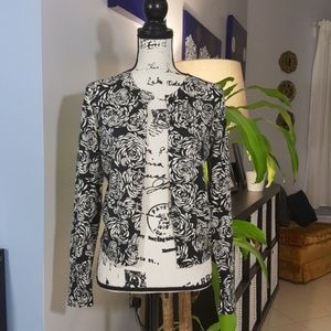 MOVING SALE! Banana Republic floral cardigan S